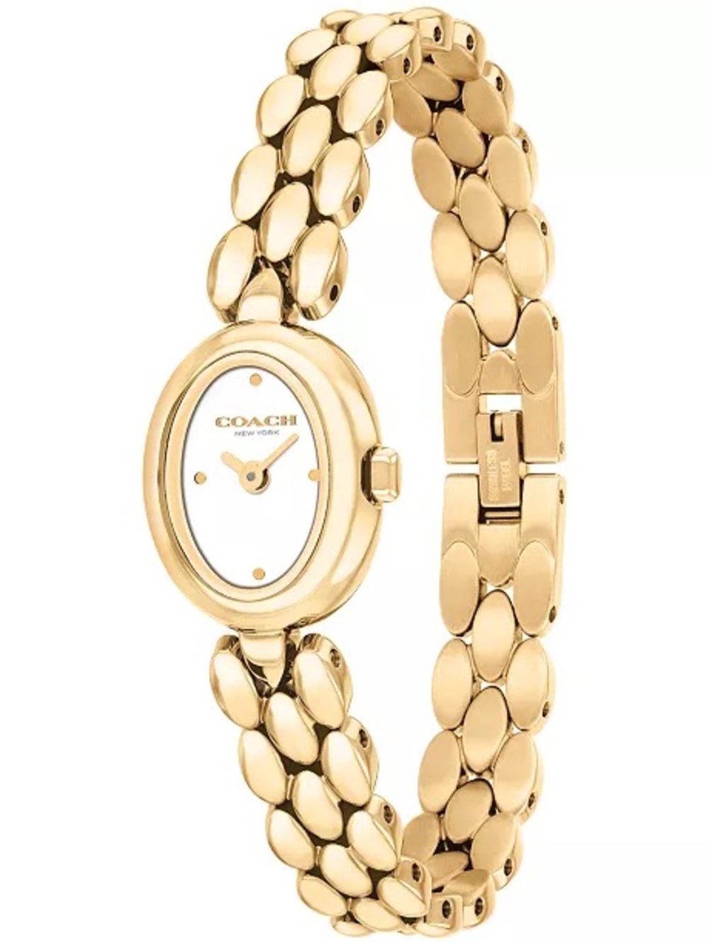Coach Women's Sammy Gold-Tone Stainless Steel Bracelet Watch 18mm